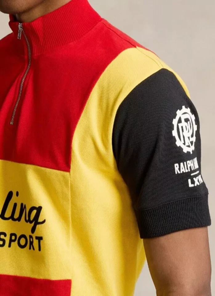 Polo Sport Ralph Lauren - Quarter-Zip Jersey "Le Cyclisme" Cycling Team - M - Bild 4 von 4