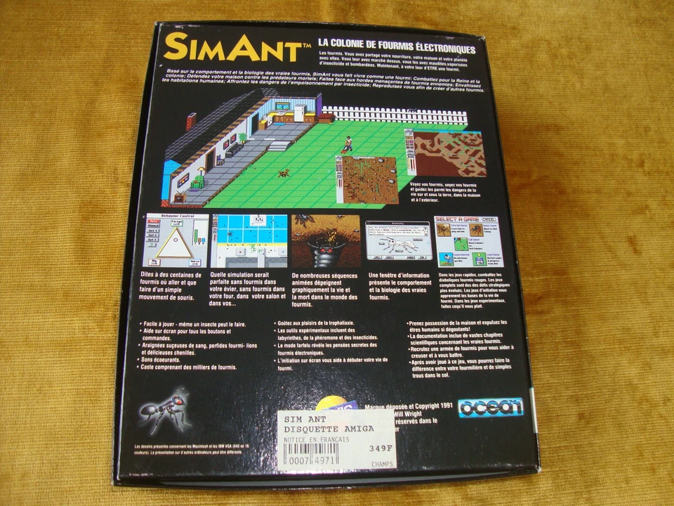 jeux vidéo vintage SIMANT disquettes CBN AMIGA  1991 OCEAN - Photo 2/4
