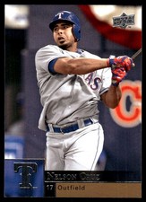 Nelson Cruz 2009 Upper Deck #909 Rangers MLB READ FREE SHIPPING AutographDen