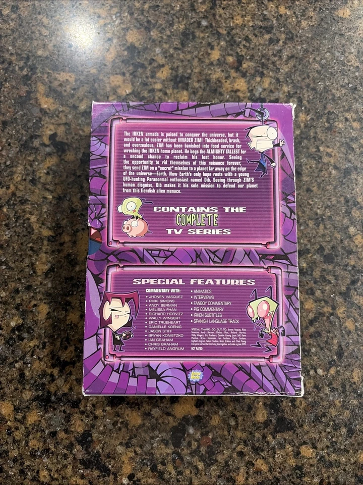 Invader Zim: Complete Invasion Volume 1-3 Series Set (DVD) Nickelodeon - Image 2 of 4
