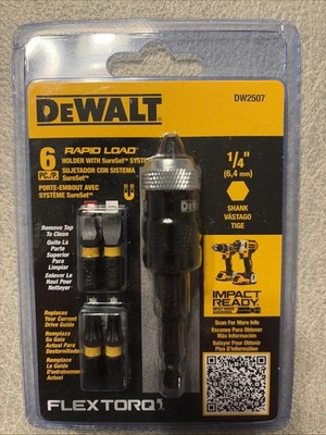 DeWalt 6 Pc. Rapid Load Holder with SureSet System #DW2507