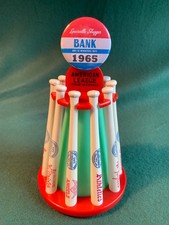 1965 A/L AMERICAN  Louisville RARE Red/Green Bat Bank *Mint* A Beauty !