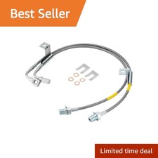 Racewill 2PCS Front Stainless Steel Brake Lines 89360S for Chevy GMC 1987-1991