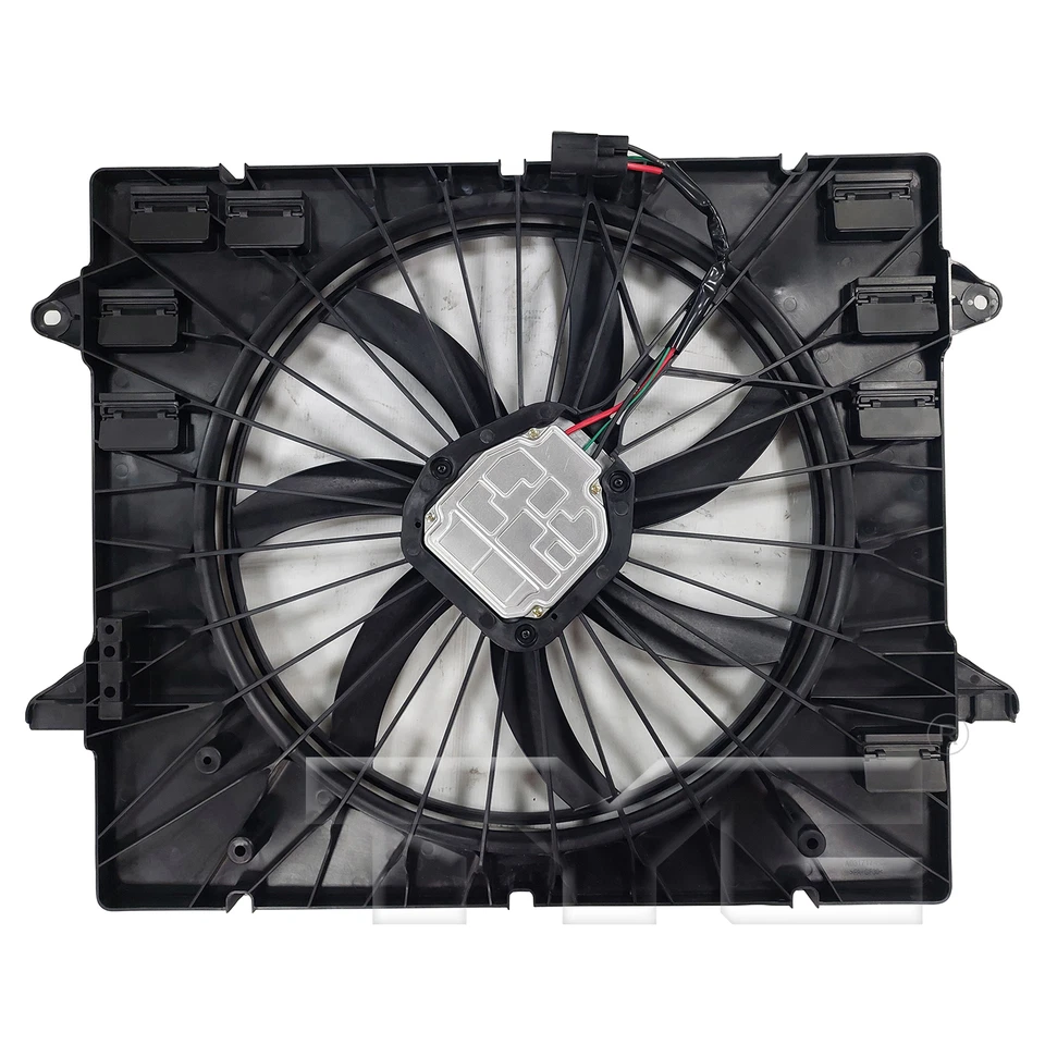 Conjunto de ventilador de refrigeración de radiador y condensador para 21-23 Chevy Traverse 3,6 L 84725043 Foto 2 de 4