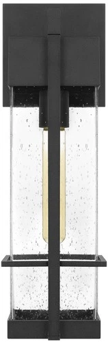 Quoizel Wynn 18 3/4" High Earth Black Outdoor Wall Light - Picture 3 of 4