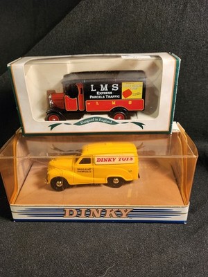 X2 Die Cast Models Dinky 1953 Austin A40 - Morris Light Truck 1930 Lledo NEU