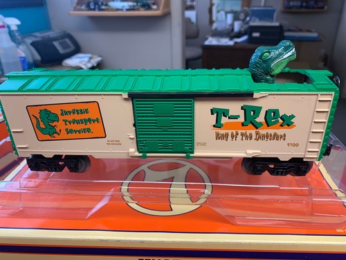 Lionel 6-26726 animiertes Bobbing T-Rex Head Box Auto Neu aus altem Lagerbestand kostenloser Versand.