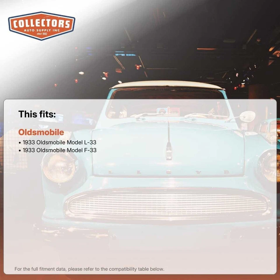 Almofada de isolamento amortecedor de som firewall para Oldsmobile 1933 - Imagem 2 de 4