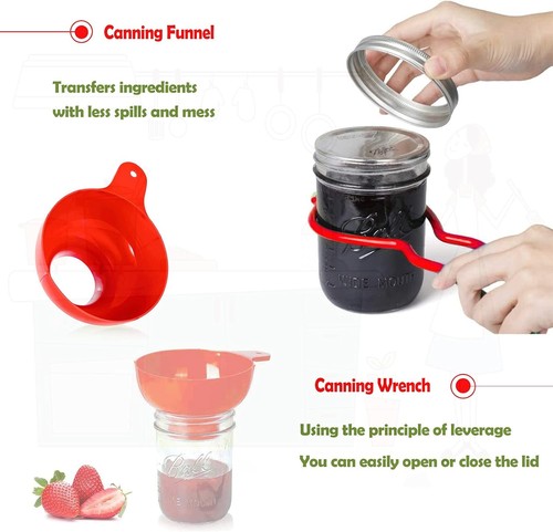 Complete Canning Kit: 9-Piece Stainless Steel Set for Effortless Preserving - Bild 6 von 9