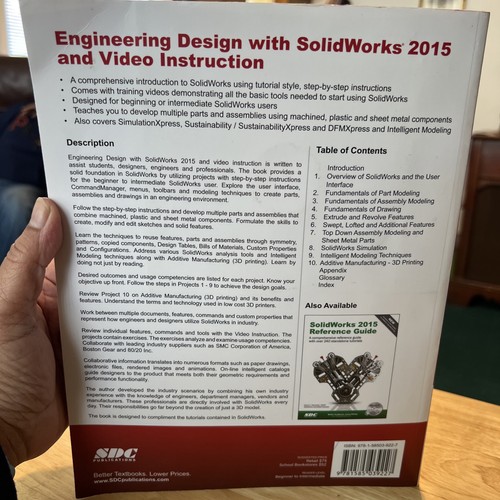Engineering Design with SolidWorks - Paperback, by David C. Planchard - Good c - Imagen 2 de 3