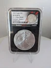 2025 Silver Eagle Plus MS 70 Series 1 Evolved Dual Coin Slab