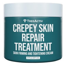 Crepey Skin Repair Treatment, 8oz, Firming Cream with Hyaluronic Acid & Shea ...