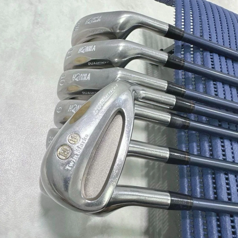 Ladies HONMA GOLF Twin Marks DUAL ATTACK-i 7pcs Iron Set 6-11/PW.SW Flex-L RH - Image 4 of 4