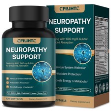 Neuropathy Support Nerve Supplement – Advanced R-Alpha Lipoic Acid Supplement...