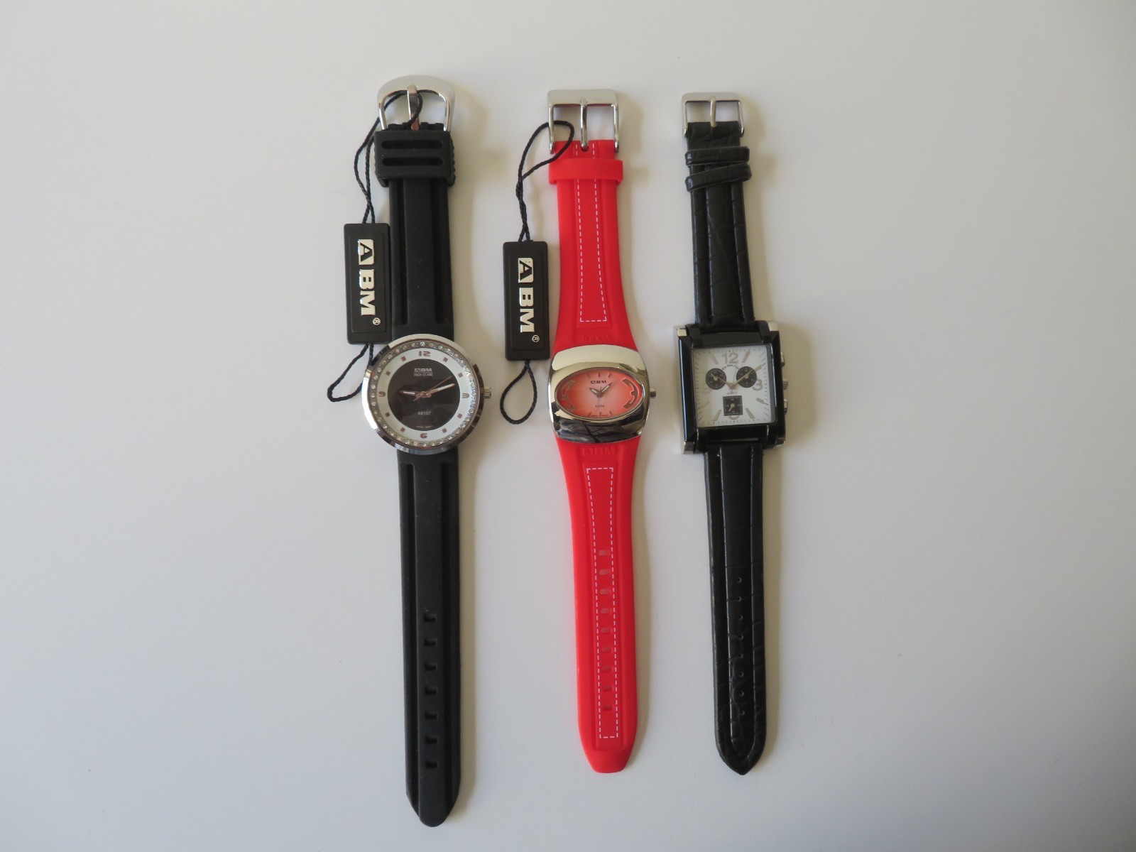 Montres homme et femme lot de 3 Eve Mon Crois et ABM idée cadeau idéale