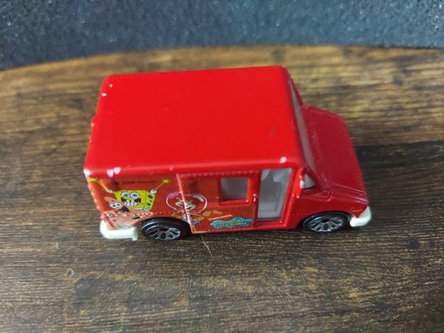1999 Matchbox Delivery Service Spongebob Squarepants RED 1:68 Diecast 2.5" TRUCK - Picture 6 of 7
