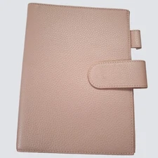 Moterm Firm Pebbled Grain Leather - Original Planner Cover B6 in Dusty Rose