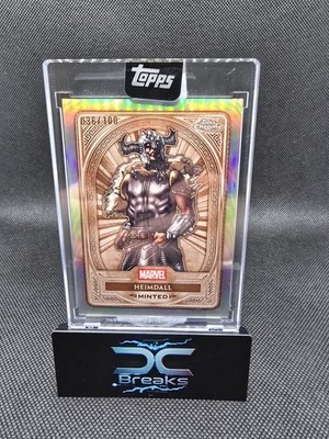 2025 Topps Marvel Mint Heimdall #37 Encased Bronze /100