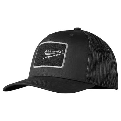 Milwaukee Bump Cap Black Snapback Lightweight Safety Hat with Foam Liner Protect