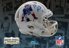 Rob Gronkowski Signed Auto NFL Football Throwback Helmet Radtke COA TG2
