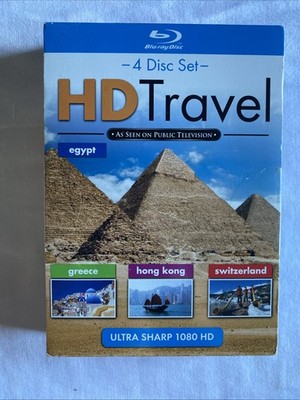 HD Travel (Blu-ray Disc, 2010, 4-Disc Set) - new sealed