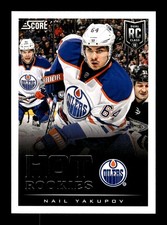 600. 2013-14 score . #650 Nail Yakupov . RC ROOKIE panini . STOCK PHOTO . PWE