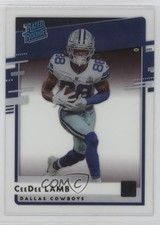 2020 Panini Chronicles Clearly Donruss Rated Rookie CeeDee Lamb #RR-CL g5i