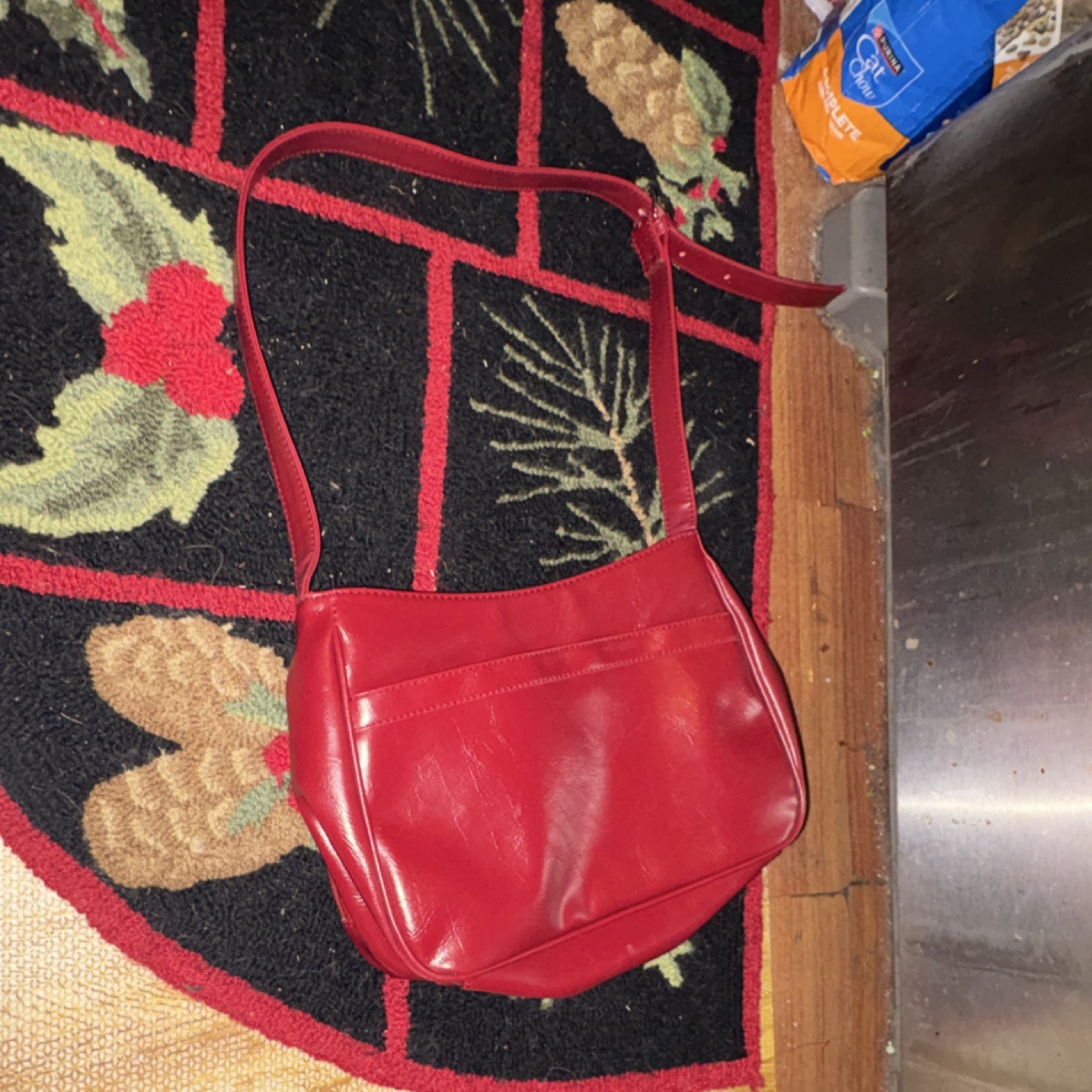 Jaclyn Smith Red Solid Shoulder Bag Shoulder Stra… - image 3