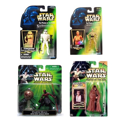 Star Wars 1997 - The Power Of the Force vs Jedi 4 Pack Set - Kenner