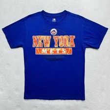 Youth XL NY Mets T-Shirt MLB Genuine Merchandise 100 Cotton See Photos