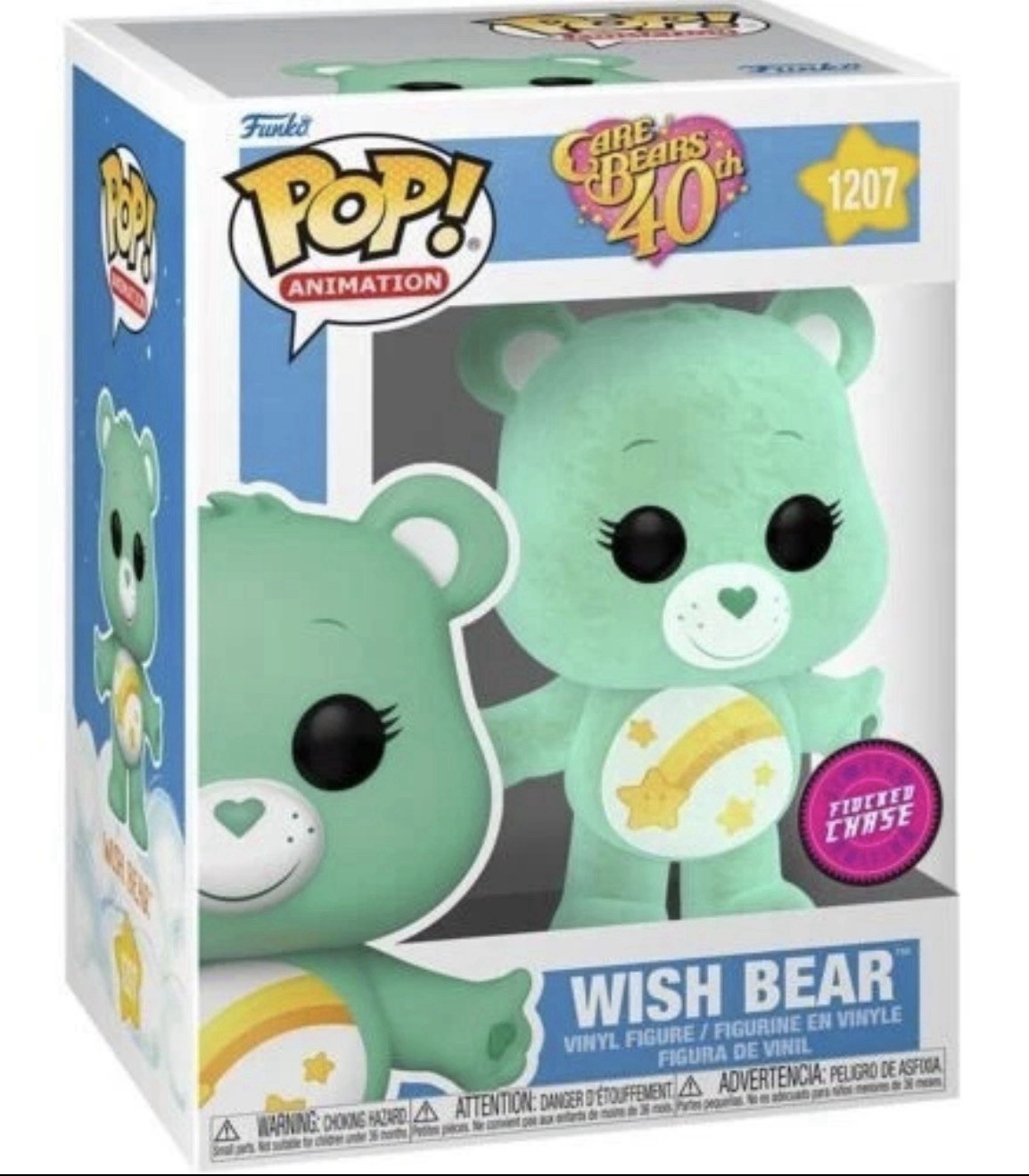 Funko Pop! Figura Vinilo Animation Care Bears 40th Wish Bear #1207 Limited Chase