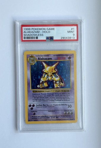 Alakazam (Shadowless) graded PSA 9 for sale on eBay