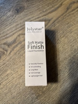 Julystar Soft Matte Liquid Foundation Make-Up Long-Wear Coverage #06, 12/10/2026