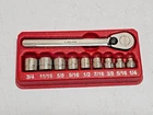 Snap-on  10 Piece 3/8" Drive 12-Point SAE Low Profile Ratchet & Socket Set