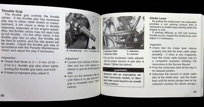 1999 Kawasaki Ninja ZX-6R Motorcycle Owner's Manual OEM ZX600-J1