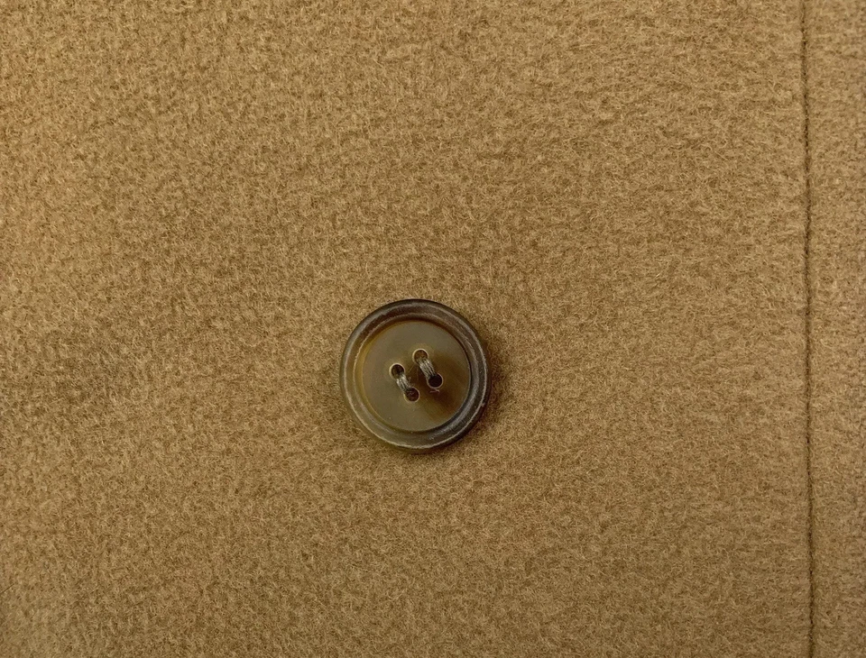 1960s 39 R Brooks Brothers Camel Brown 100 % Wool Patch Pocket Coat Made USA - Изображение 4 из 4