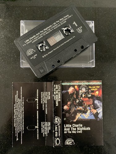 LITTLE CHARLIE AND THE NIGHTCATS - ALL THE WAY CRAZY (CANADIAN CASSETTE TAPE)