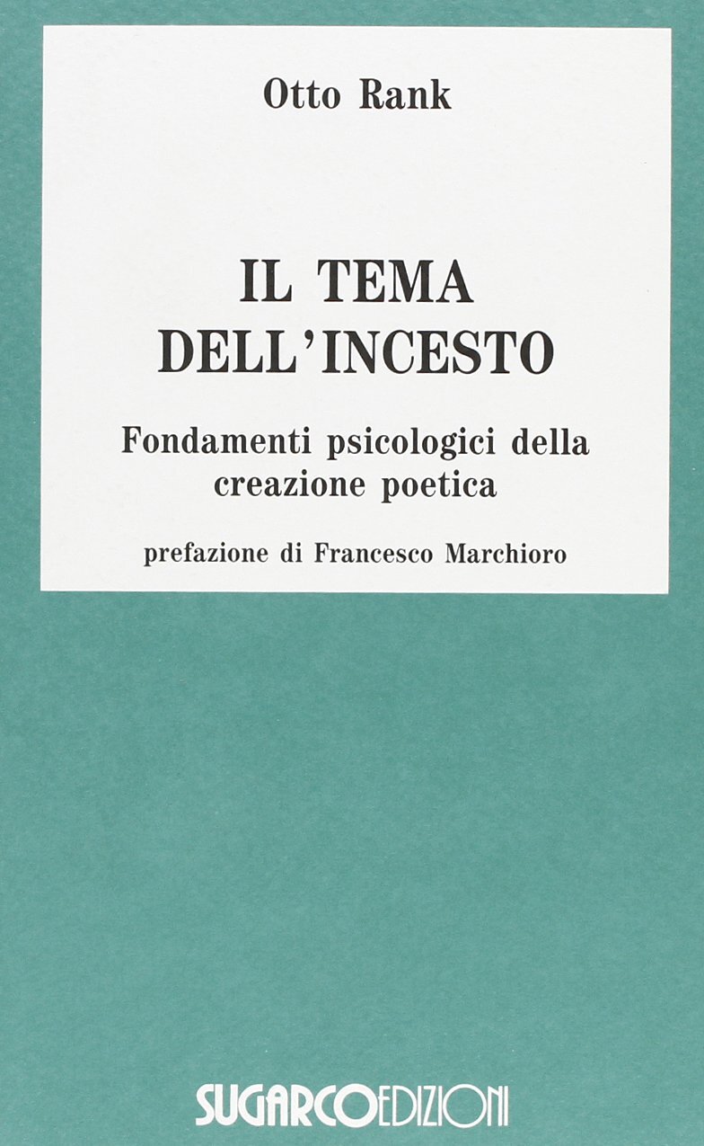 Libri Otto Rank - Il Tema Dell'incesto