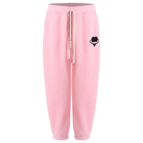 Unisex Kids Pants Workout Bottoms Hip-Hop Sweatpants Casual Trousers Embroidery - Picture 37 of 47