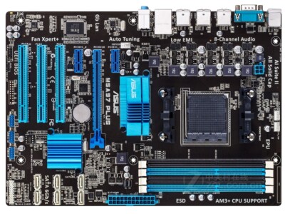 For ASUS M5A97 PLUS motherboard AMD970 AM3+ 4*DDR3 32G ATX Tested OK