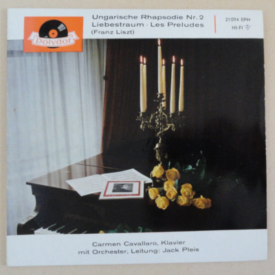 7'' Single, Franz Liszt, Ungarische Rhapsodie Nr. 2, Liebestraum, Le Prelude