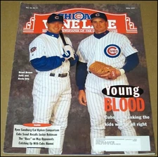 May 1997 Chicago Cubs VineLine Magazine Brant Brown K. Orie Kevin Foster Poster