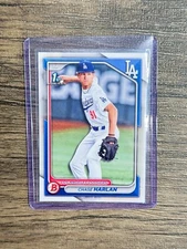 2024 Bowman Draft CHASE HARLAN 1ST BOWMAN #BDC-96 (RC) Dodgers