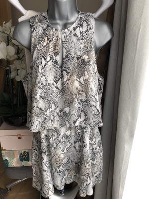 snake print playsuit river island