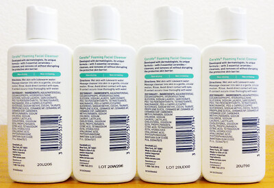 CeraVe Foaming Facial Cleanser 3本セット CeraVe Foaming Facial Cleanser for Normal to Oily Skin, 3 fl