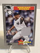 2022 Topps MARIANO RIVERA 1987 All-Star Jersey Relic BLACK #'d /199 Game-used GU