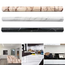 5M Marble Texture Self Adhesive Wallpaper Kitchen Cabinet Sticker Table Decal UK