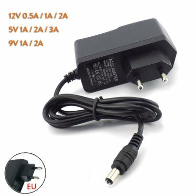 DC 5 V 9 V 12 V 1A 2A 3A 0.5A Netzteil Adapter EU Stecker für LED Streifenlicht