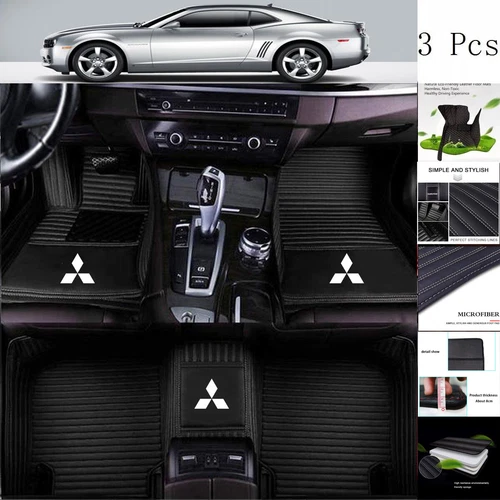 For Mitsubishi Mirage Car Floor Mats Waterproof Carpets All-weather Seasons Set - Picture 46 of 47