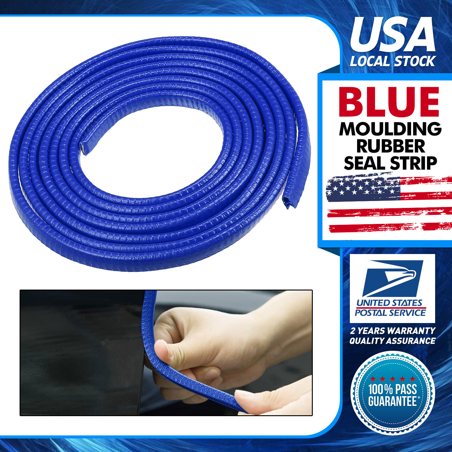20ft durable noise-reducing rubber edge seal for car windows